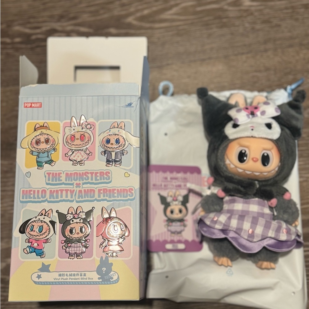 Hello Kitty x The Monsters Plush Doll KUROMI